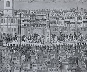 Part of the Coronation Procession of Edward VI, 1547 by English School